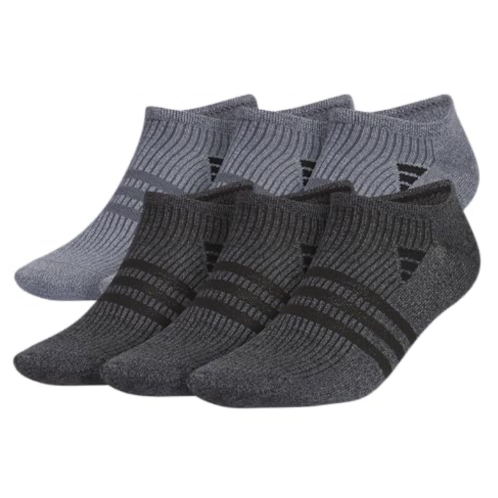 Adidas Men's Superlite 3.0 Athletic No Show Socks - 6 pairs, Size: Large